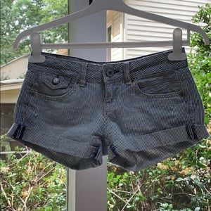 American Eagle striped shorts size 0